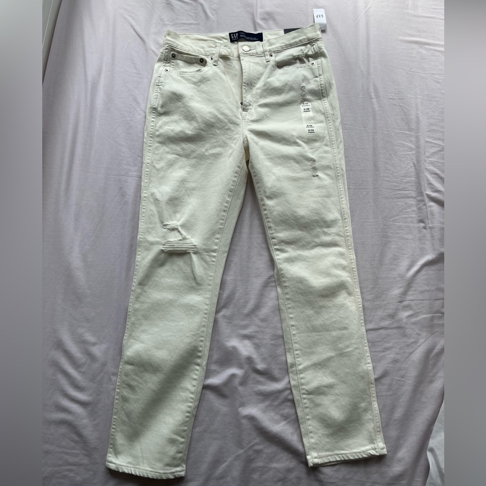 GAP White Straight Leg Jeans BNWT